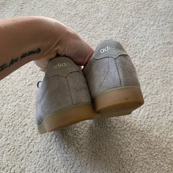 Adidas Old School Ortholite Cloud Suede Sneakers Brown Gray Gum Sole Size 8 - Picture 3 of 8